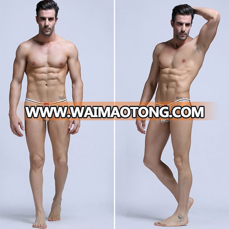 buttocks lift man ice silk underwear printed mini men thong